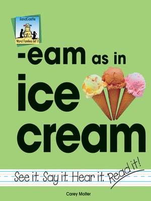 cover image of Eam As In Ice Cream